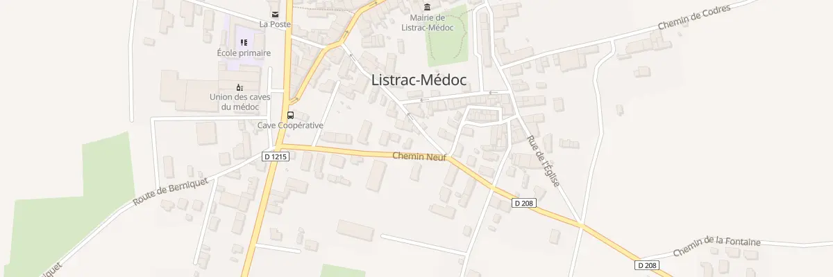 Plan du 17 Rue Maxime Hostein à Listrac-Médoc