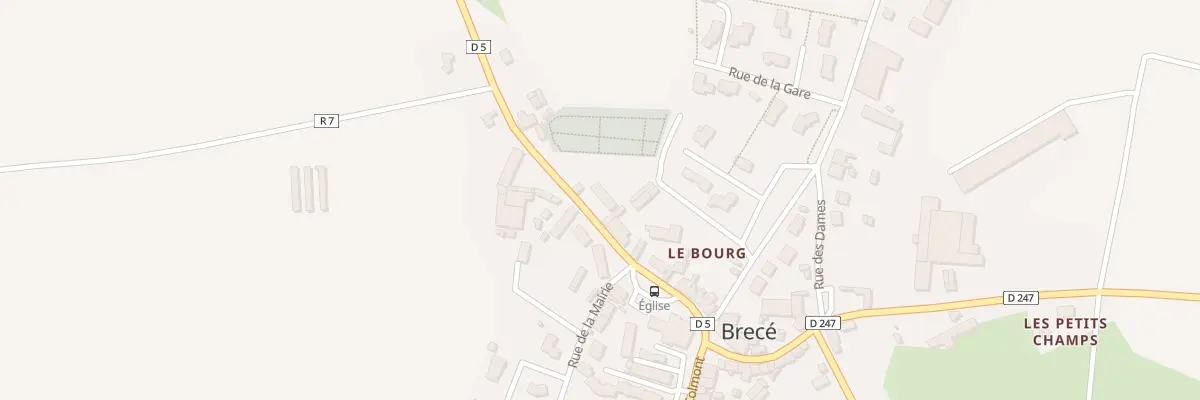 Plan du 16 Rue du Bocage à Brecé