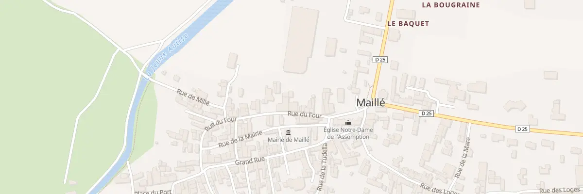Plan du 10 Rue du four à Maillé
