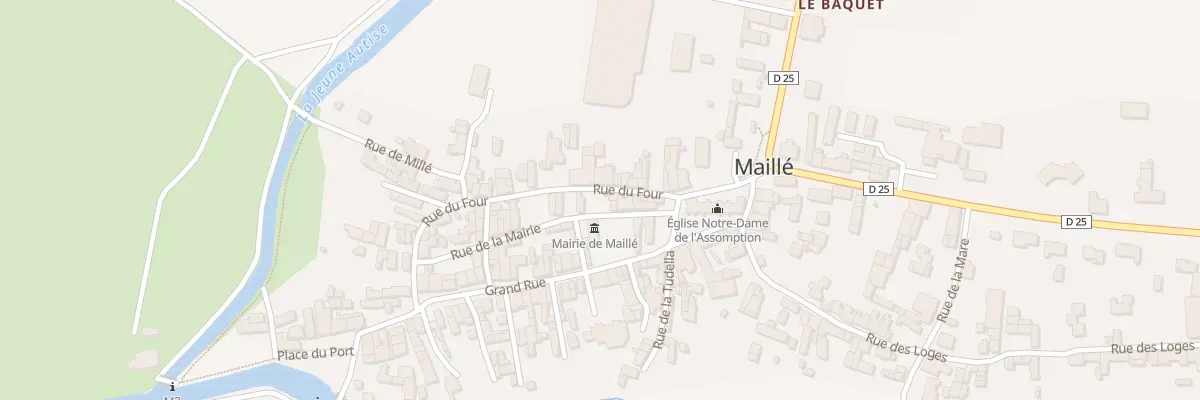 Plan du 6 Rue de la mairie à Maillé