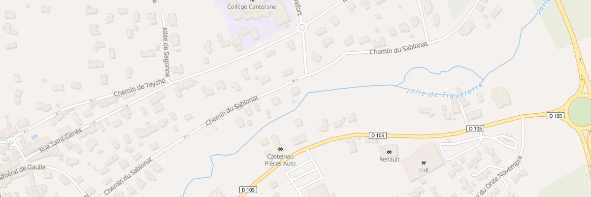 Plan du 31 Che du Sablonat à Castelnau-de-Médoc