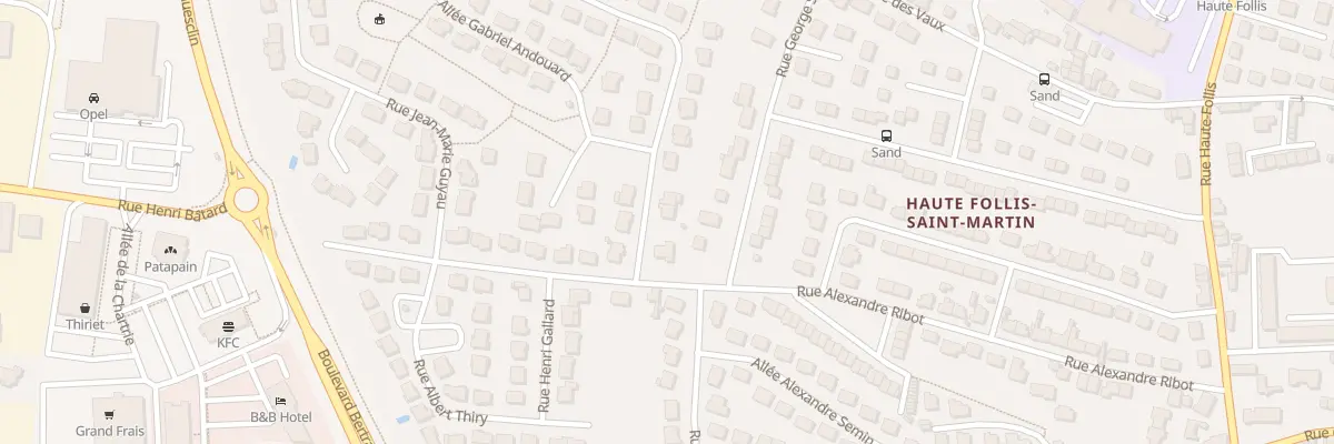 Plan du 8 Rue Léon Gautier à Laval