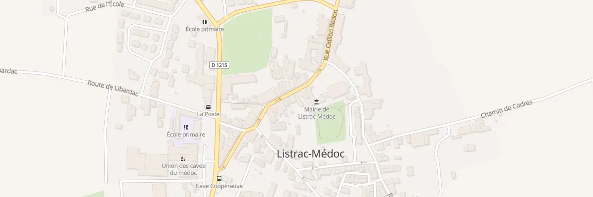 Plan du 15 Grande Rue à Listrac-Médoc