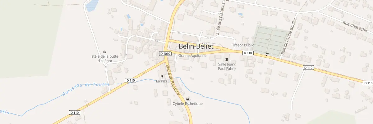 Plan du 3B Rue de l’Abbé Gaillard à Belin-Béliet