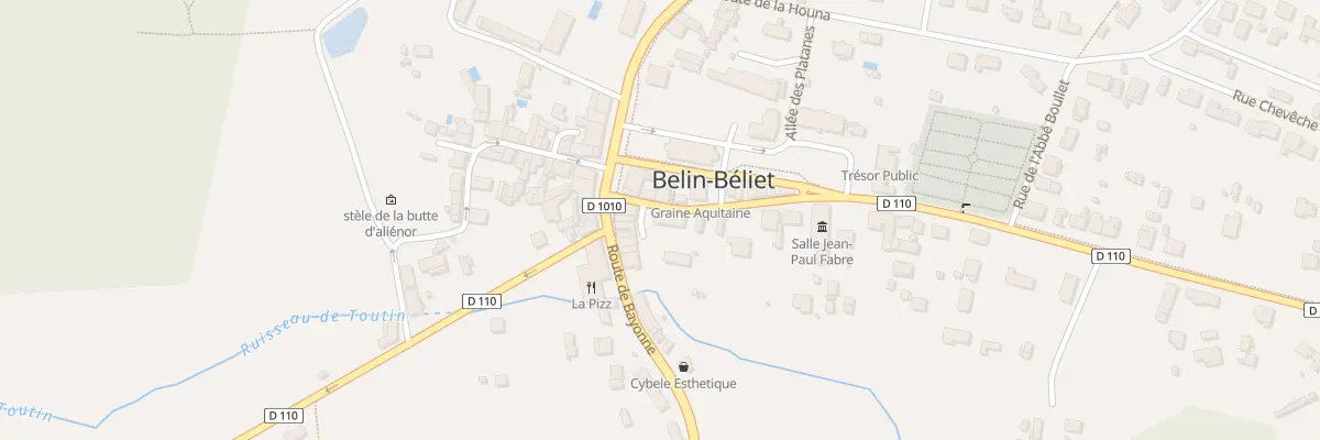 Plan du 3 Rue de l’Abbé Gaillard à Belin-Béliet