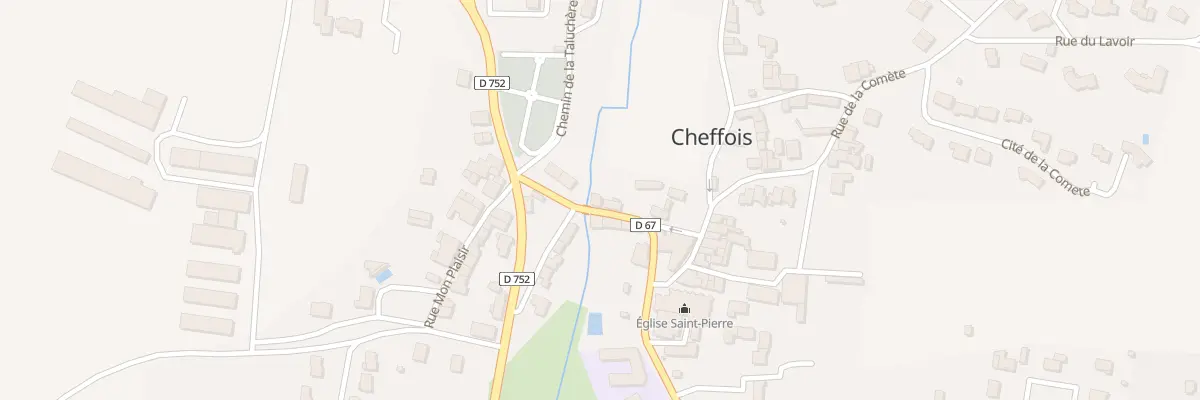 Plan du 18 Rue du moulin à Cheffois