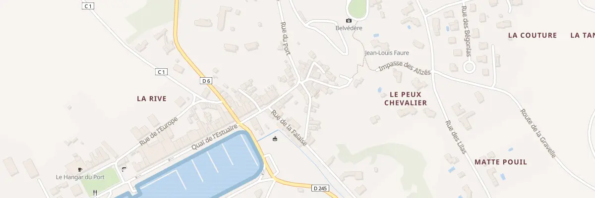 Plan du 25 Rue du Port à Mortagne-sur-Gironde