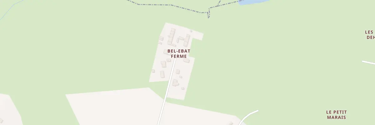 Plan du 7 Bel-Ebat Est à Champdolent