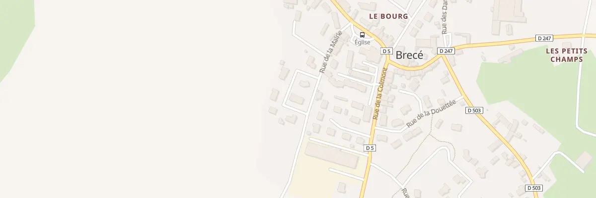 Plan du 5 Rue des Tilleuls à Brecé