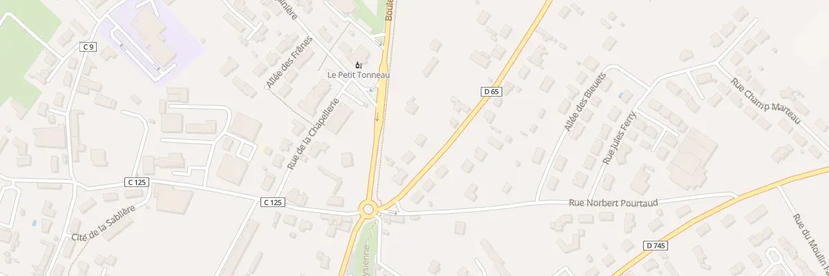 Plan du 6 Rue de merite à Fontenay-le-Comte