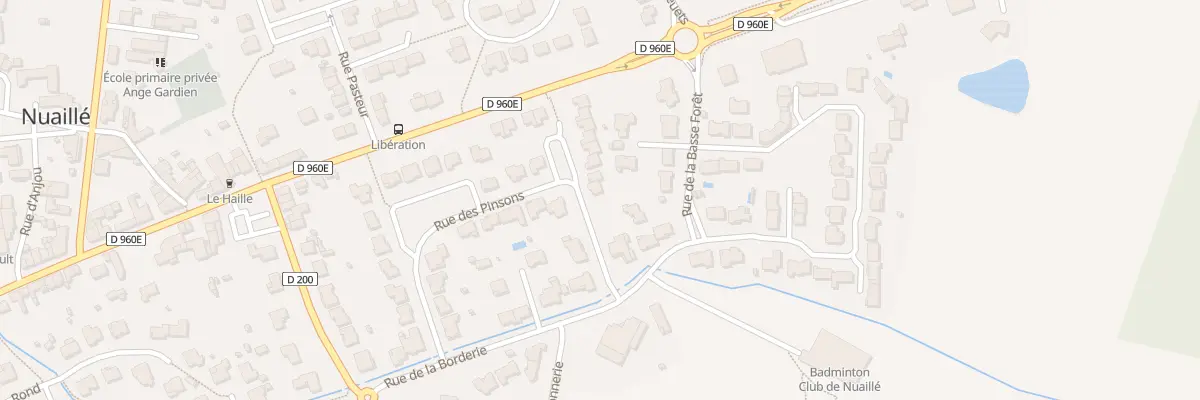 Plan du 10 Rue des Chardonnerets à Nuaillé