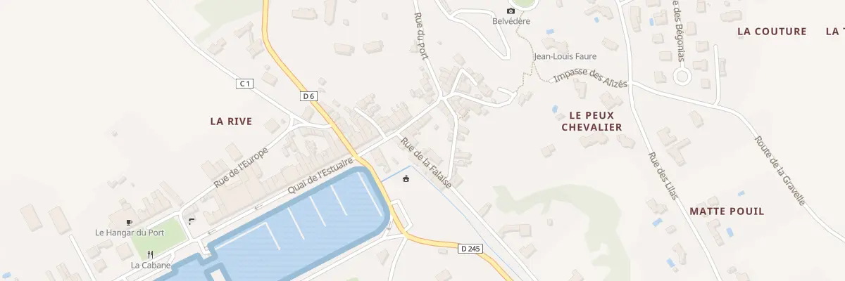 Plan du 33 Rue du Port à Mortagne-sur-Gironde