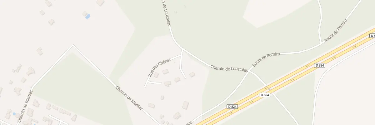 Plan du 13 Rue des Chênes à Tartas