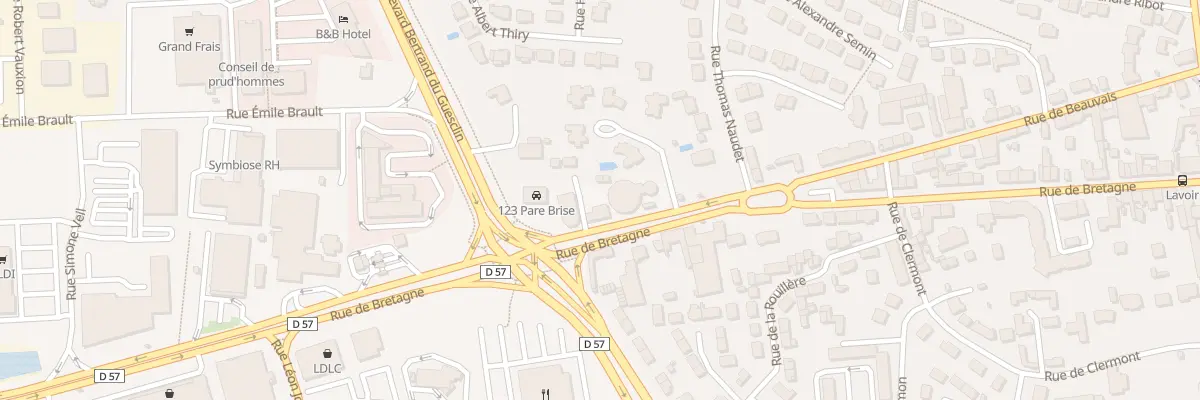 Plan du 212 Rue de Bretagne à Laval