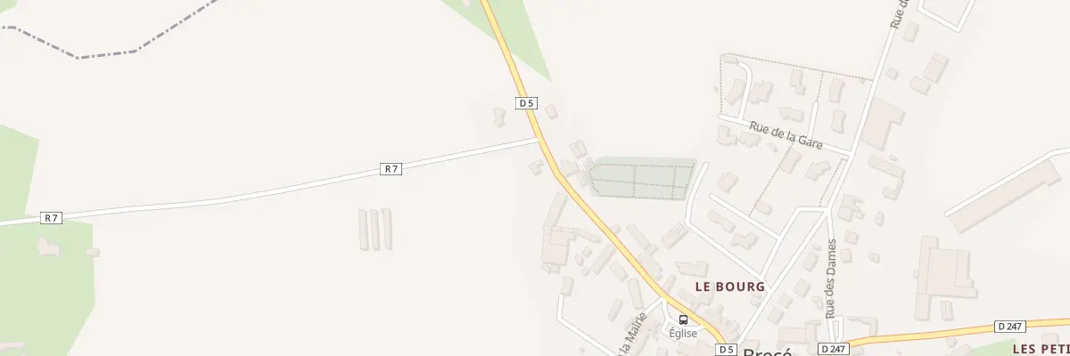 Plan du 9 Rue du Bocage à Brecé