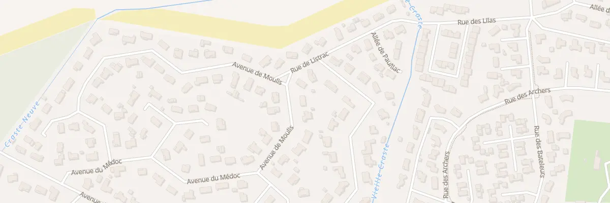 Plan du 10 Av de Moulis à Martignas-sur-Jalle