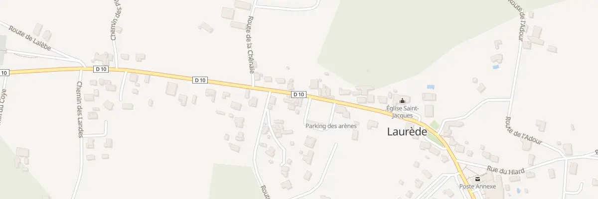 Plan du 217 Rue des Arênes à Laurède