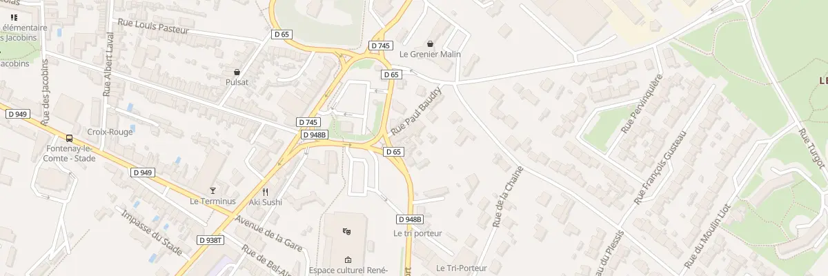Plan du 2 Rue paul baudry à Fontenay-le-Comte