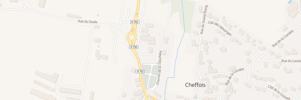Plan du 94 Rte de Pouzauges à Cheffois