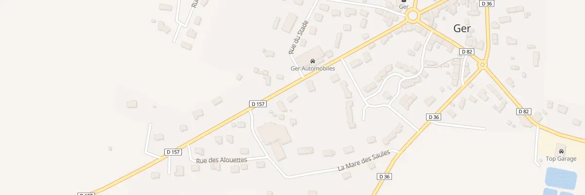 Plan du 27 Rue du Mont St Michel à Ger