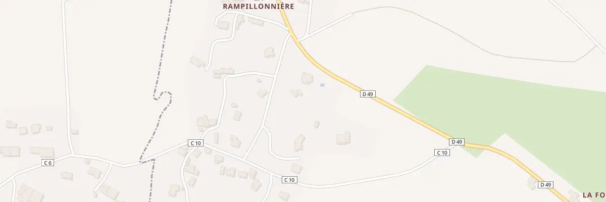 Plan du 5836F La Rampillonnière à Montournais