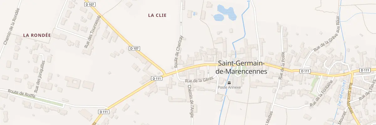 Plan du 96 Rue des Trois Ponts à Saint-Pierre-La-Noue