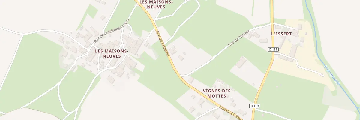 Plan du 10 Rue du Château à Soulignonne
