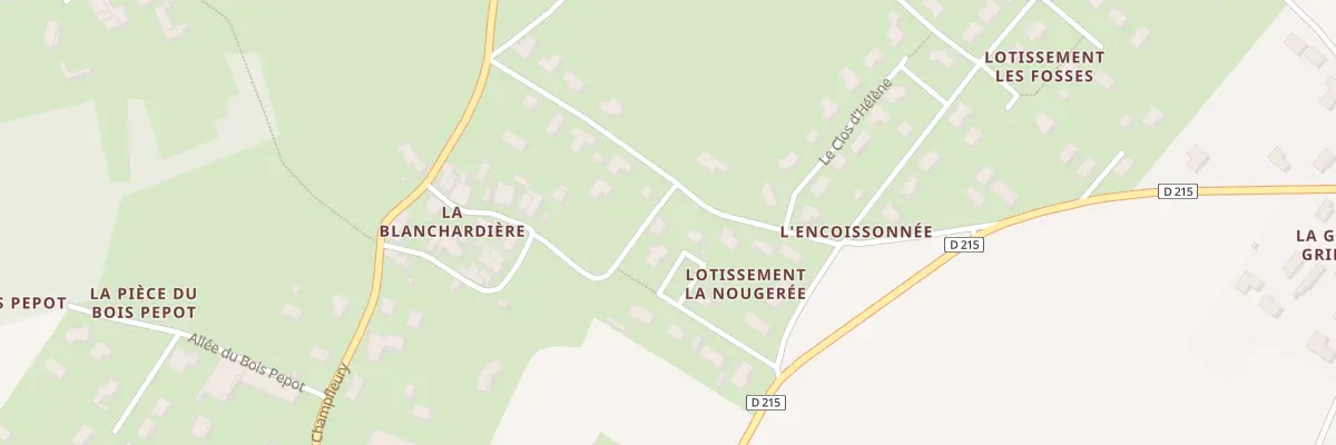 Plan du 7 Rue de la Nougérée à Bords