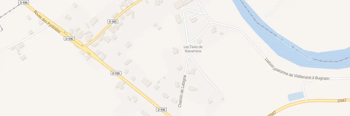 Plan du 4 Che de Labigne à Viellenave-de-Navarrenx