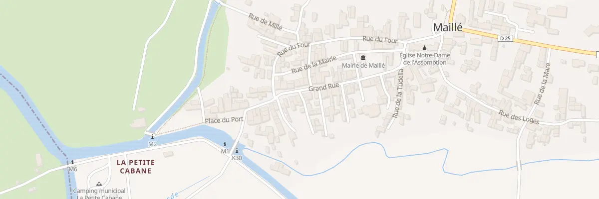 Plan du 33 Grand’rue à Maillé