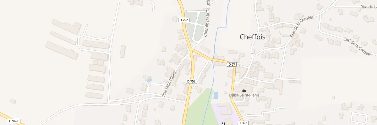 Plan du 57 Rte de Pouzauges à Cheffois