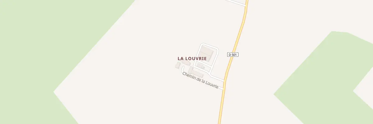 Plan du 90 Che de la Louvrie à La Bigottière