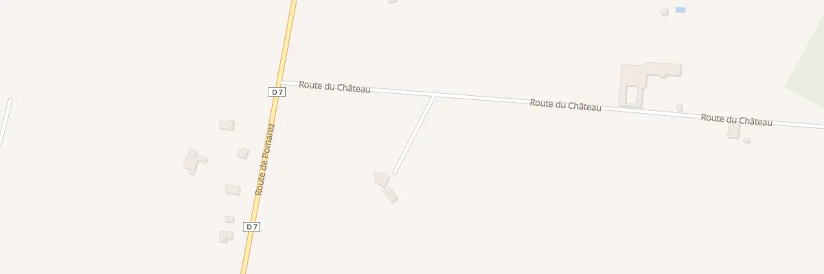 Plan du 190 Rte du Chateau à Arsague