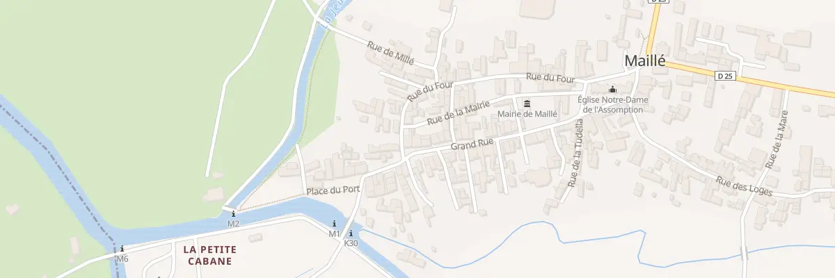 Plan du 28 Gr Grande Rue à Maillé