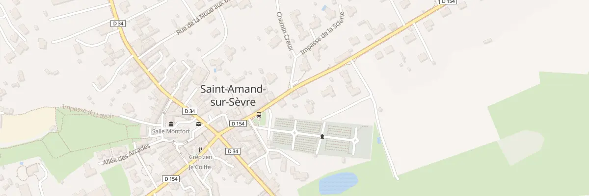 Plan du 20 Rue de la Poste à Saint-Amand-sur-Sèvre