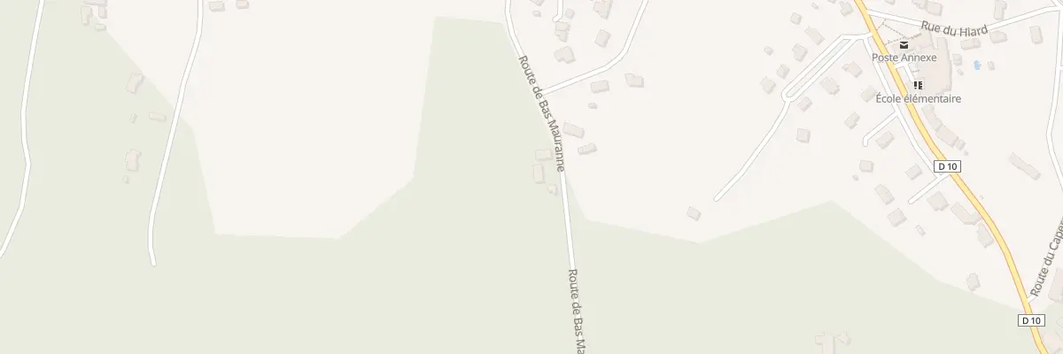 Plan du 262 Rte de Bas-mauranne à Laurède