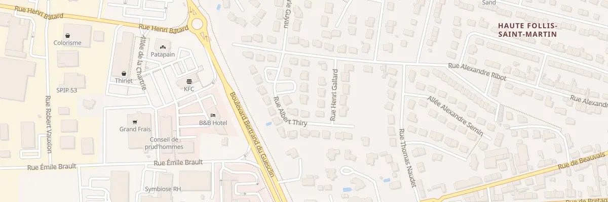 Plan du 46 Rue Albert Thiry à Laval