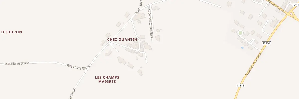 Plan du 1 All des Charmilles à Thaims