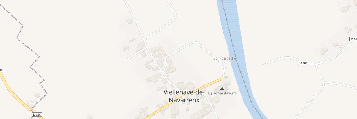 Plan du 2 Che de Laussat à Viellenave-de-Navarrenx