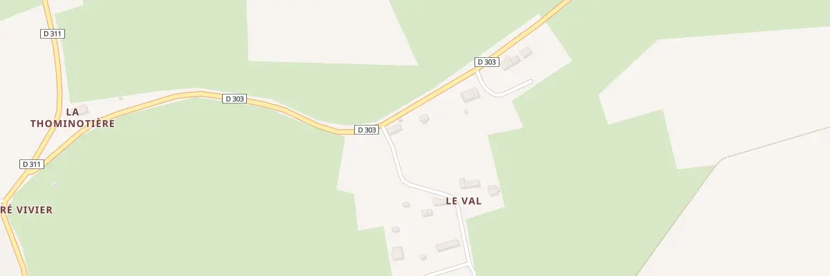 Plan du 1 Che des Peupliers - Viessoix à Valdallière