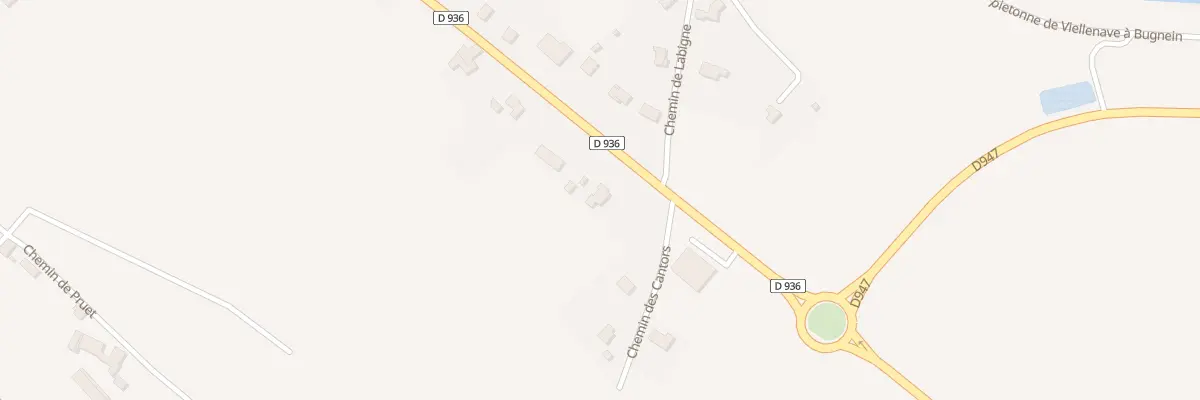 Plan du 14 Rte des Pyrénées à Viellenave-de-Navarrenx