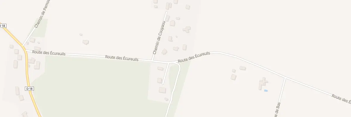 Plan du 455 Rte des Ecureuils à Gouts