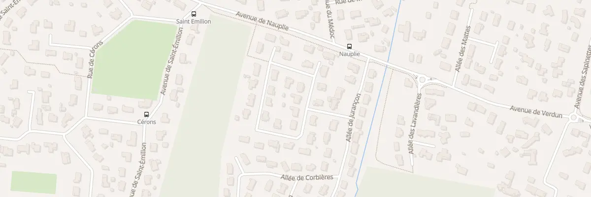 Plan du 6 All de Tursan à Martignas-sur-Jalle