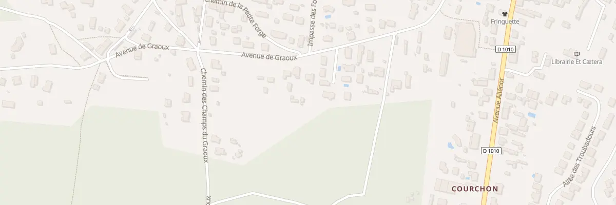 Plan du 50 Av du Graoux à Belin-Béliet