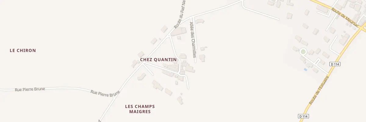 Plan du 7 Rue de Chez Quantin à Thaims