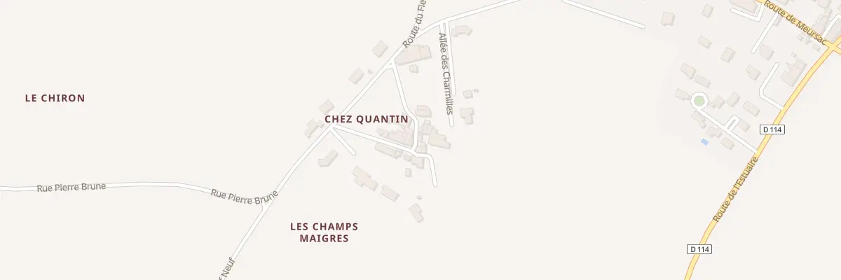 Plan du 11 Rue de Chez Quantin à Thaims
