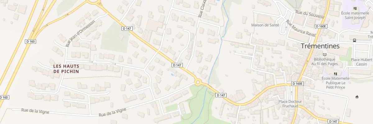Plan du 36 Rue des Mauges à Trémentines