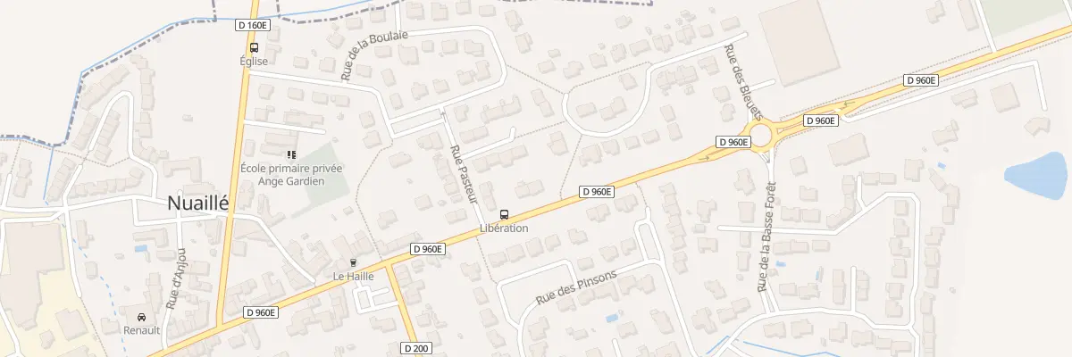Plan du 43 Rue de la Libération à Nuaillé