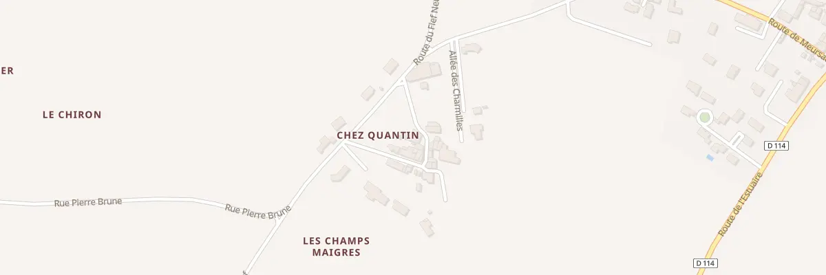 Plan du 6 Rue de Chez Quantin à Thaims