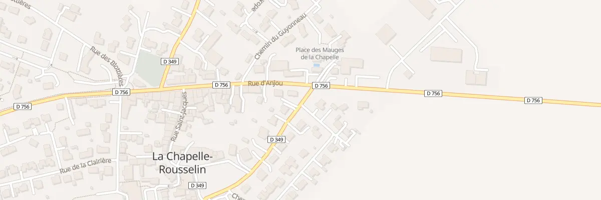 Plan du 3 Rue d’Anjou de la Chapelle à Chemillé-en-Anjou